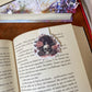 Calavera y rosas bookmark, Dark Academia