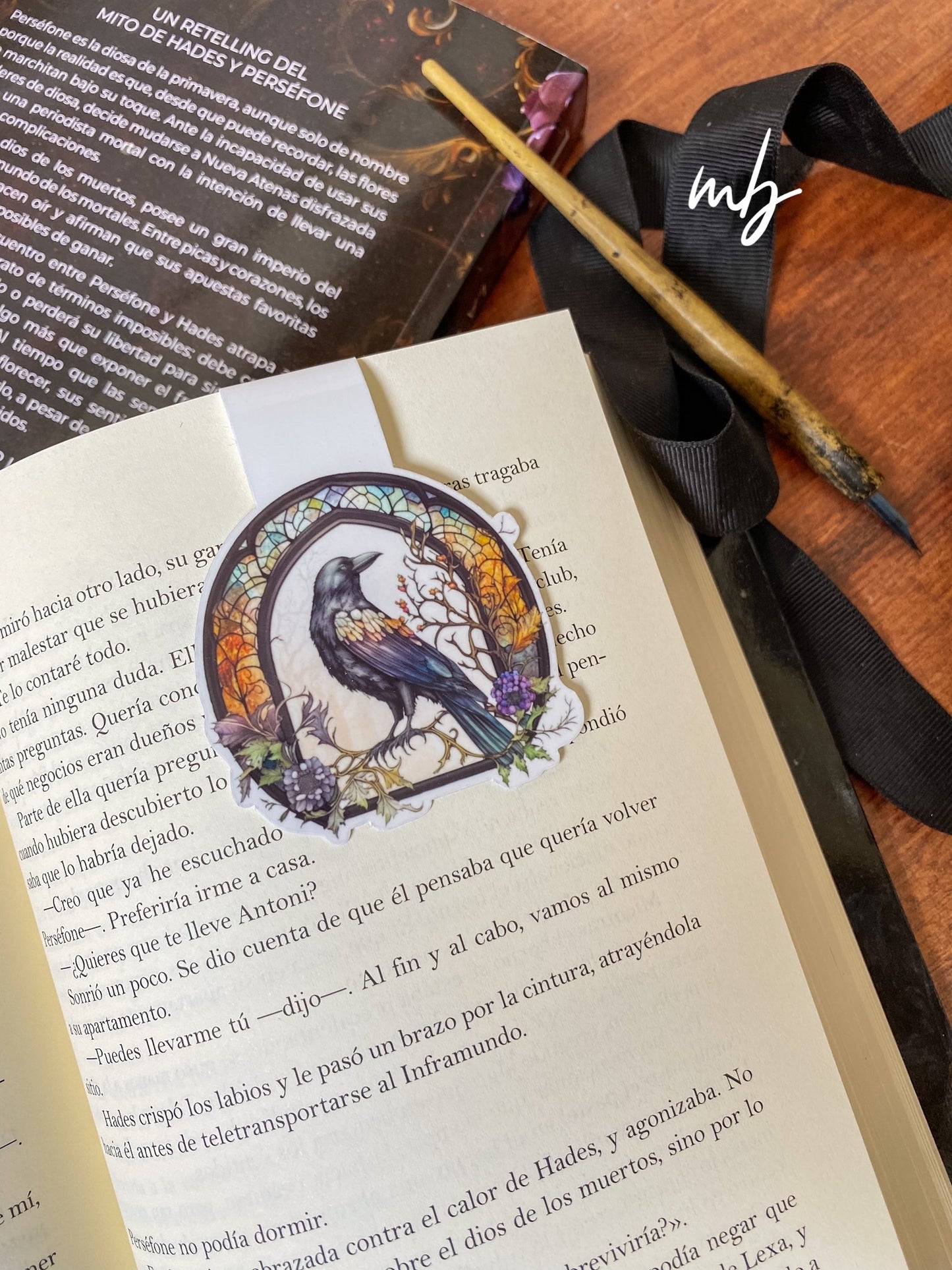 THE RAVEN, FROM EDGAR ALLAN POE BOOKMARK