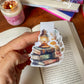 Farolillo y libros bookmark, Vintage