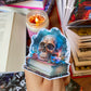 BOOKS AND SKULL STICKER , DARK ACADEMIA