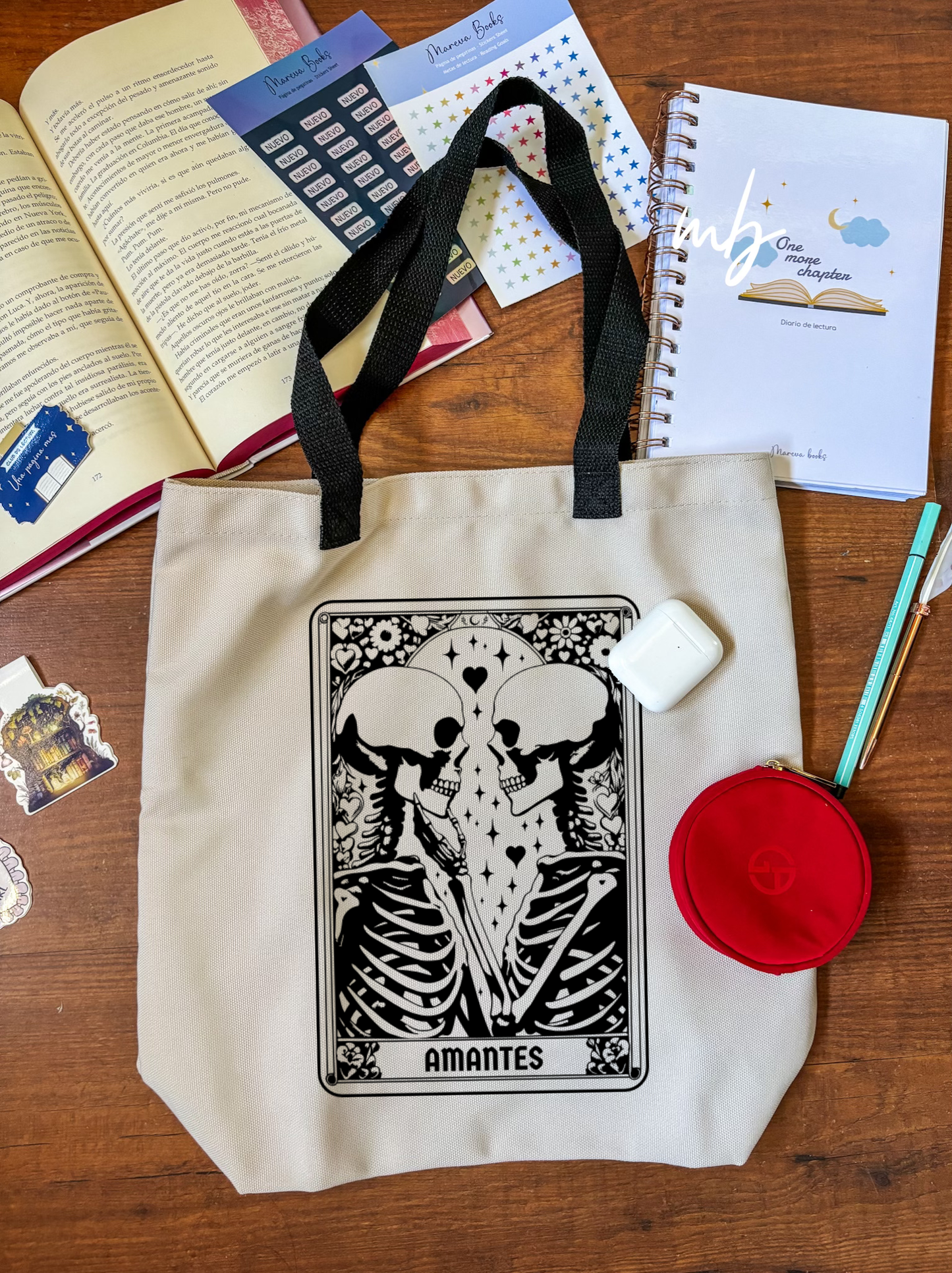 NUEVA Amantes Tarot Tote bag mediana, personalizable