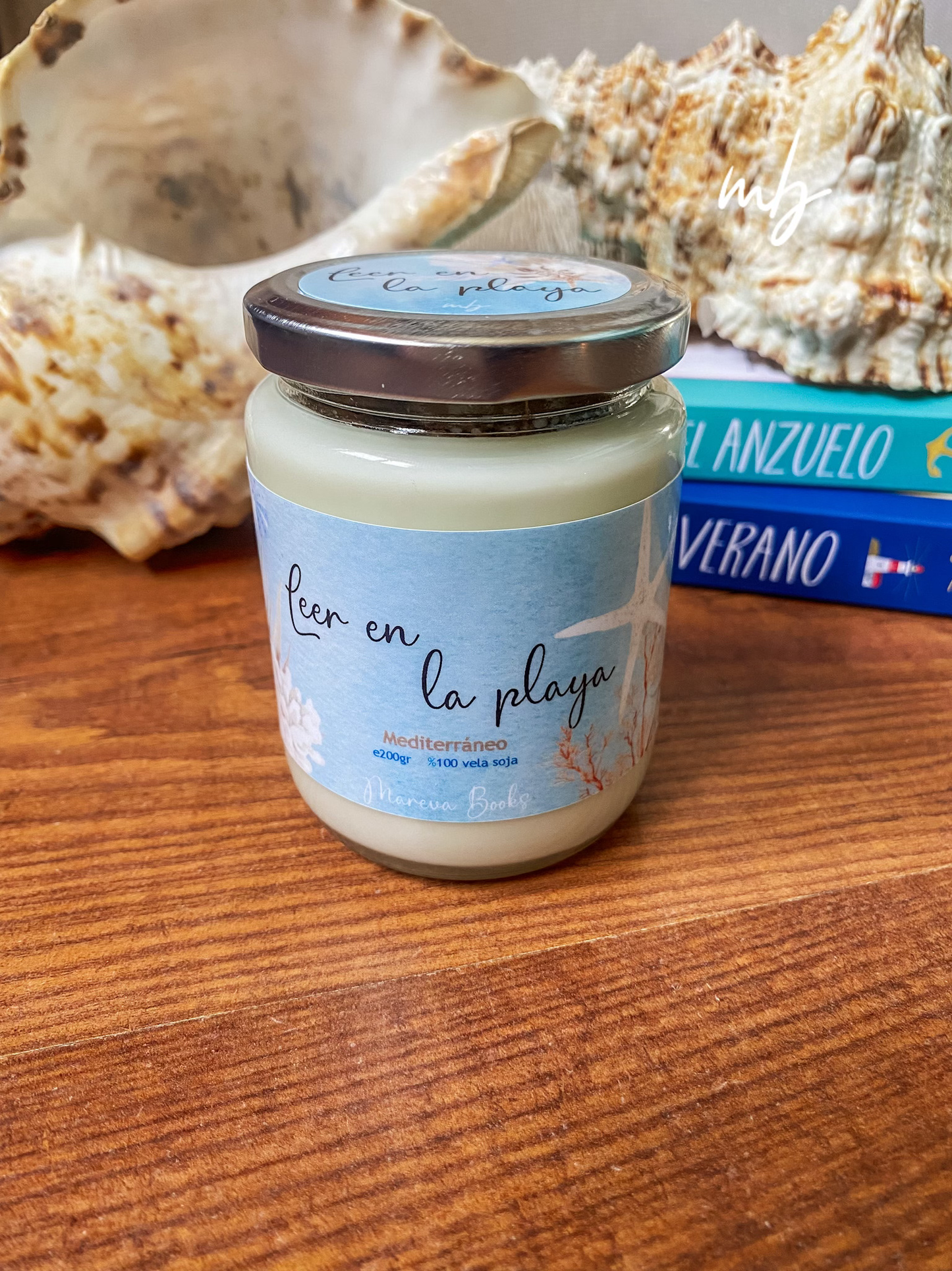 One more Chapter,  Handmade natural soy candle