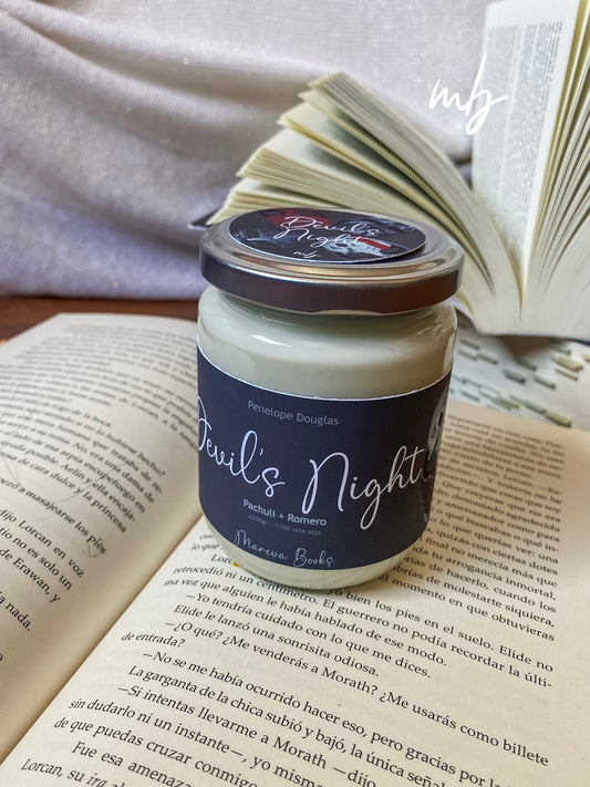 Devil's Night,  Handmade natural soy candle