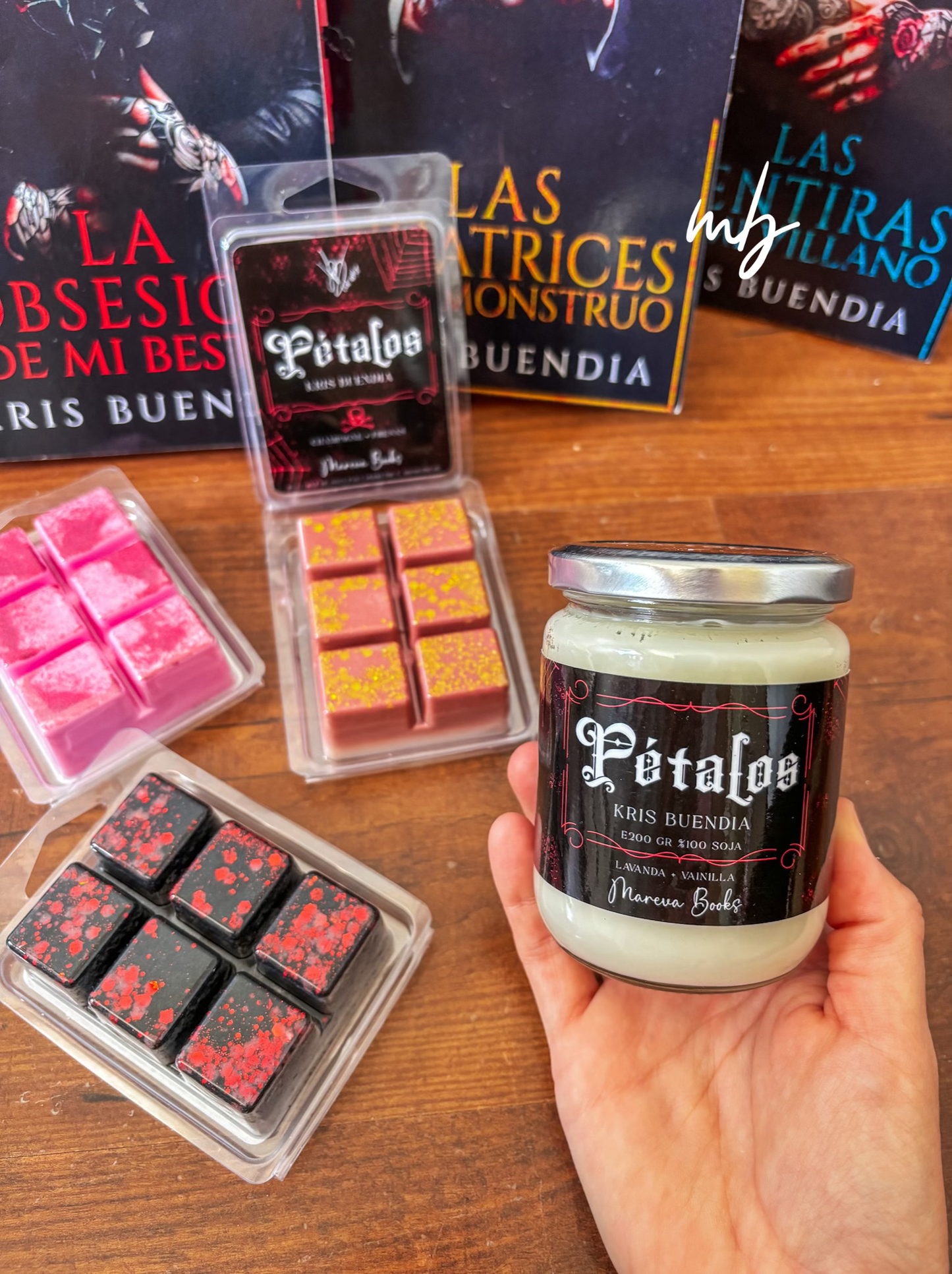 Pétalos melted Pachulí y bergamota,  Kris Buendia , EXCLUSIVO melted de cera para derretir