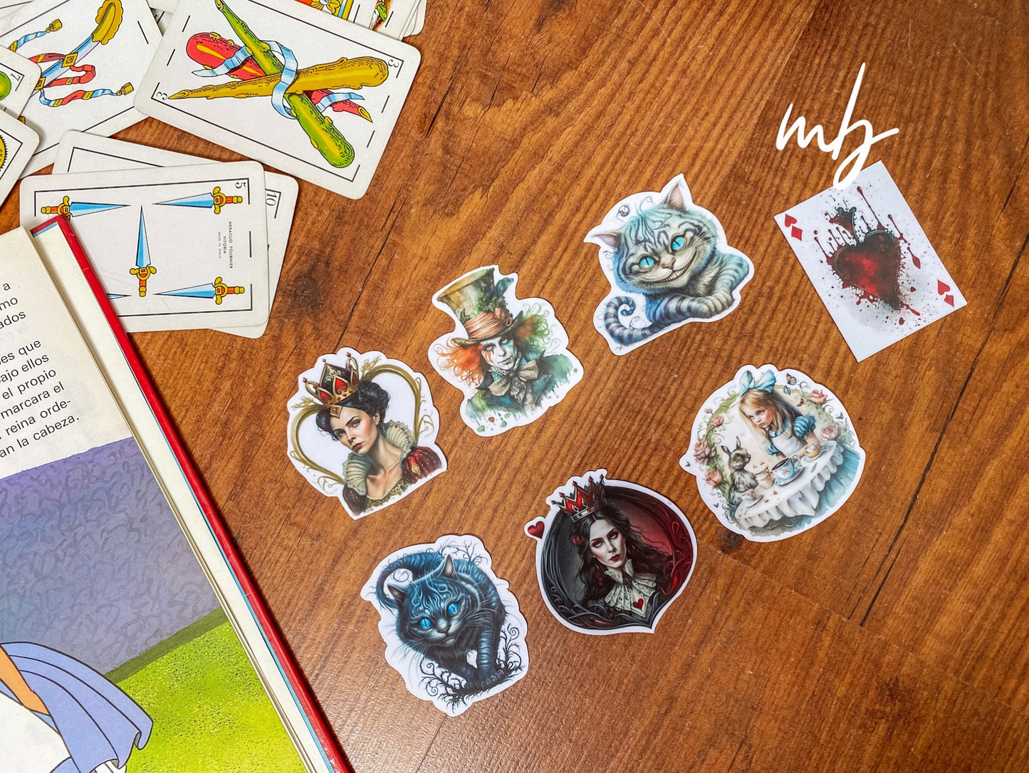 THE HATTER STICKER, ALICE IN WONDERLAND